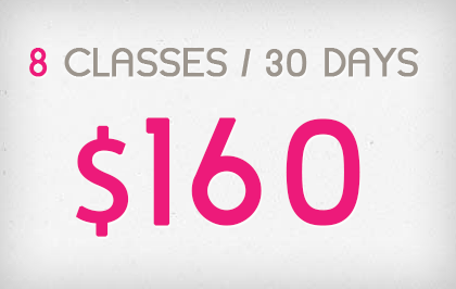 8 Sessions in 30 Days - $129